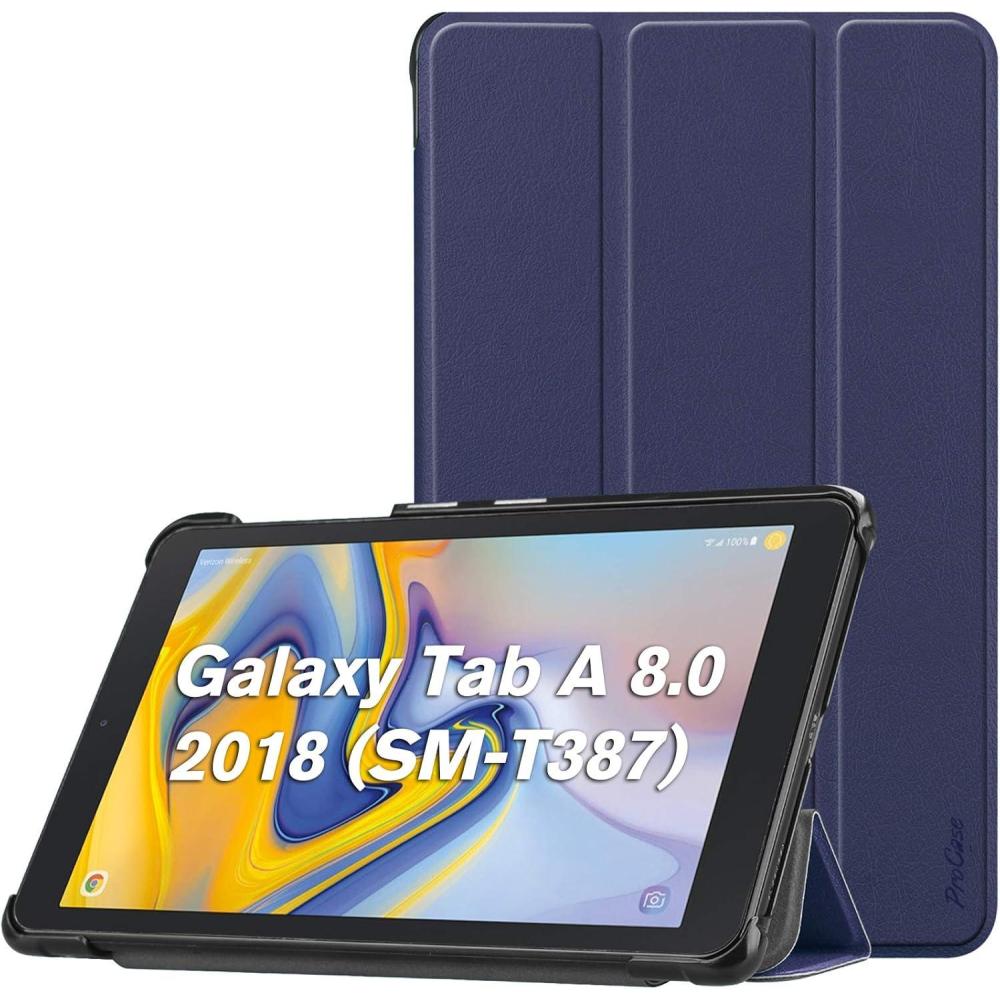 image:imageProCase Verizon Sprint Galaxy Tab A 80 inch Case 2018 Released SMT387 Old Model Slim Light Protective Cover Stand Hard Shell for Galaxy Tab A 80Inch 4G LTE Tablet SprintVerizonTMobile Navy