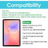 ProCase 2 Pack Screen Protector for Galaxy Tab S10 Lite / S10 FE 2025 / Tab S9 FE 5G 2023 / Tab S9 11 inch + 2 Pack Camera Lens Protector, Tempered Glass Film Compatible with S Pen -Mint(Lavender)