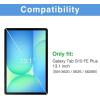 ProCase 2 Pack Screen Protector for Tablet Galaxy Tab S11/ Tab S10 Lite/Tab S10 FE 2025/Tab S9 FE 10.9″/ Tab S9 2023/ Tab S8 2022/ Tab S7 2020 11″, Hardness Tempered Glass Screen Film Guard(Tab S10 FE Plus 13.1″)