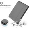 ProCase Book Cover for iPad mini 5 Generation 2019/ Mini 4, Mini 1 2 3, Slim Stand Protective Folio Case Smart Cover for iPad mini 5/4/3/2/1 -Teal(Grey)