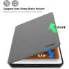 ProCase Book Cover for iPad mini 5 Generation 2019/ Mini 4, Mini 1 2 3, Slim Stand Protective Folio Case Smart Cover for iPad mini 5/4/3/2/1 -Teal(Grey)