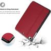 ProCase Book Cover for iPad mini 5 Generation 2019/ Mini 4, Mini 1 2 3, Slim Stand Protective Folio Case Smart Cover for iPad mini 5/4/3/2/1 -Teal(Red)