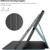 ProCase Case for Galaxy Tab S7 FE 5G 2021/S8 Plus 2022/S7 Plus 2020 12.4 inch with S Pen Holder, Smart Cover for 12.4″ Samsung Galaxy Tablet (SM-X800 X806 T730 T736 T970 T975 T976 T978) -Black(Teal)