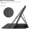 ProCase Case for Galaxy Tab S7 FE 5G 2021/S8 Plus 2022/S7 Plus 2020 12.4 inch with S Pen Holder, Smart Cover for 12.4″ Samsung Galaxy Tablet (SM-X800 X806 T730 T736 T970 T975 T976 T978) -Black(Black)