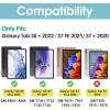ProCase Case for Galaxy Tab S7 FE 5G 2021/S8 Plus 2022/S7 Plus 2020 12.4 inch with S Pen Holder, Smart Cover for 12.4″ Samsung Galaxy Tablet (SM-X800 X806 T730 T736 T970 T975 T976 T978) -Black(Black)