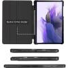 ProCase Case for Galaxy Tab S8 Plus/S7 FE 2021/S7 Plus 2020 12.4 Inch with S Pen Holder, Slim Stand Folio Smart Cover for 12.4″ Tablet (SM-X800 X806 T730 T736 T970 T975 T976 T978) -Black
