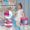ProCase Children’s Case for Samsung Galaxy Tab A9+ / A9 Plus 11 Inch 2023 (SM-X210), Lightweight Kids Case with Kickstand, Shockproof Robust Child Protective Case, Convertible Handle, Handle, Stand(magenta)