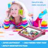 ProCase Children’s Case for Samsung Galaxy Tab A9+ / A9 Plus 11 Inch 2023 (SM-X210), Lightweight Kids Case with Kickstand, Shockproof Robust Child Protective Case, Convertible Handle, Handle, Stand(magenta)