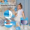ProCase Children’s Case for Samsung Galaxy Tab A9+ / A9 Plus 11 Inch 2023 (SM-X210), Lightweight Kids Case with Kickstand, Shockproof Robust Child Protective Case, Convertible Handle, Handle, Stand(Blue)