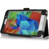 ProCase Folio Case with Stand for Galaxy Tab 4 7.0 Tablet 2014 (7 inch Tab 4, SM-T230 / T231 / T235), with Hand Strap & Pen Holder (Black)