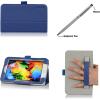 ProCase Folio Case with Stand for Samsung Galaxy Tab 3 Lite 7 Tablet (Lite 7.0 inch) SM-T110, Bonus Stylus Pen Included (Navy, Dark Blue)
