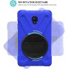 ProCase Galaxy Tab A 8.0 2017 T380 T385 Case (Old Model), Rugged Heavy Duty Shockproof Rotating Kickstand Protective Cover Case for Galaxy Tab A Tablet 2017 T380 T385 -Blue
