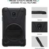 ProCase Galaxy Tab A 8.0 2017 T380 T385 Case (Old Model), Rugged Heavy Duty Shockproof Rotating Kickstand Protective Cover Case for Galaxy Tab A Tablet 2017 T380 T385 -Black