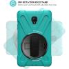 ProCase Galaxy Tab A 8.0 2017 T380 T385 Case (Old Model), Rugged Heavy Duty Shockproof Rotating Kickstand Protective Cover Case for Galaxy Tab A Tablet 2017 T380 T385 -Teal