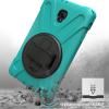 ProCase Galaxy Tab A 8.0 2017 T380 T385 Case (Old Model), Rugged Heavy Duty Shockproof Rotating Kickstand Protective Cover Case for Galaxy Tab A Tablet 2017 T380 T385 -Teal