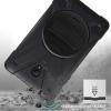 ProCase Galaxy Tab A 8.0 2017 T380 T385 Case (Old Model), Rugged Heavy Duty Shockproof Rotating Kickstand Protective Cover Case for Galaxy Tab A Tablet 2017 T380 T385 -Black