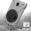 ProCase Galaxy Tab A 8.0 2017 T380 T385 Case (Old Model), Rugged Heavy Duty Shockproof Rotating Kickstand Protective Cover Case for Galaxy Tab A Tablet 2017 T380 T385 -Grey