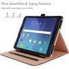 ProCase Galaxy Tab S3 9.7 Case, Stand Folio Case Cover for Galaxy Tab S3 Tablet (9.7 Inch, SM-T820 T825 T827), with Multiple Viewing Angles, Document Card Pocket -Black(Black)