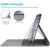 ProCase Keyboard Case for Galaxy Tab A11+ Plus 2025/ A9+ Plus 11 Inch 2023, Lightweight Case with Magnetic Detachable Wireless Keyboard for Galaxy Tablet 11″- Black(Black)