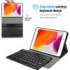 ProCase Keyboard Case for iPad mini 5 2019/ Mini 4, Mini 1 2 3, Slim Lightweight Smart Cover with Magnetically Detachable Wireless Keyboard for iPad mini 5/4/3/2/1 –Black