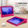ProCase Kids Case for Galaxy Tab A7 10.4 2020 (T500 T503 T505 T507), Shock Proof Convertible Handle Stand Cover Lightweight Kids Friendly Protective Case for 10.4 inch Galaxy Tab A7 -Black(Magenta)