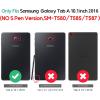 ProCase Leather Case for Galaxy Tab A 10.1-inch 2016 (SM-T580 T585 T587), Stand Folio Cover for Galaxy Tab A 10.1″ Tablet (NO S Pen Version) with Multiple Viewing Angles Card Pocket -Black(Black)
