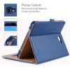 ProCase Leather Case for Galaxy Tab A 10.1-inch 2016 (SM-T580 T585 T587), Stand Folio Cover for Galaxy Tab A 10.1″ Tablet (NO S Pen Version) with Multiple Viewing Angles Card Pocket -Black(Navy)