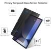 ProCase Privacy Screen Protector for Galaxy Tab S10 Plus/S9 FE Plus/ S9 Plus/ S8 Plus/ S7 FE/ S7 Plus 12.4 Inch, Anti-Spy Tempered Glass Film Guard for Samsung Tablet SM-X820/X610/X810/X800/T730/T970