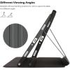 ProCase Protective Case for Galaxy Tab A9 Plus 11 Inch 2023, Folio Smart Slim Stand Cover for Galaxy Tab A9+ Tablet SM-X210/X215/X216/X218 -Black(Graphite)