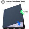 ProCase Protective Case for Galaxy Tab A9 Plus 11 Inch 2023, Folio Smart Slim Stand Cover for Galaxy Tab A9+ Tablet SM-X210/X215/X216/X218 -Black(Navy)