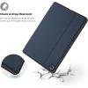 ProCase Protective Case for Galaxy Tab A9 Plus 11 Inch 2023, Folio Smart Slim Stand Cover for Galaxy Tab A9+ Tablet SM-X210/X215/X216/X218 -Black(Navy)