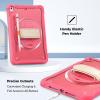 ProCase Rugged Case for iPad 9.7 Inch 5th 6th Gen/iPad Air 2 / iPad Pro 9.7 Case, Heavy Duty Shockproof Rugged Cover with Hand Strap 360 Degree Rotatable Kickstand Protective for iPad 9.7″ -Melonpink(Melonpink)