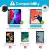 ProCase Rugged Heavy Duty Case iPad Pro 12.9 2020 & 2018, Shockproof 360 Degree Rotatable Kickstand Protective Cover Case for iPad Pro 12.9″ 4th Gen 2020 / 3rd Gen 2019 Black