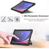 ProCase Rugged Outdoor Case for Samsung Galaxy Tab S10 Ultra 2024/ Tab S9 Ultra 2023/ Tab S8 Ultra 2022 14.6 Inch with S Pen Holder, Heavy Duty Shockproof 360 Degree Rotatable Kickstand Cover- Black