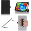 ProCase Samsung Galaxy Tab 4 8.0 Case with Bonus Stylus Pen – Smart Cover Case with Stand for 8 inch Tab 4 Tablet 2014 (SM-T330 / T331 / T335), with Auto Sleep/Wake Feature (Black)