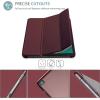 ProCase Slim Case for Galaxy Tab A 10.1 2019 Model T510 T515 T517, Lightweight Stand Case Shell Cover for 10.1 Inch Galaxy Tab A Tablet SM-T510 SM-T515 SM-T517 2019 Release -Black(Wine)