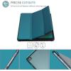ProCase Slim Case for Galaxy Tab A 10.1 2019 Model T510 T515 T517, Lightweight Stand Case Shell Cover for 10.1 Inch Galaxy Tab A Tablet SM-T510 SM-T515 SM-T517 2019 Release -Black(Teal)