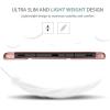 ProCase Slim Case for Galaxy Tab A 10.1 2019 Model T510 T515 T517, Lightweight Stand Case Shell Cover for 10.1 Inch Galaxy Tab A Tablet SM-T510 SM-T515 SM-T517 2019 Release -Black(Rosegold)