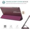 ProCase Slim Case for Galaxy Tab A 10.1 2019 Model T510 T515 T517, Lightweight Stand Case Shell Cover for 10.1 Inch Galaxy Tab A Tablet SM-T510 SM-T515 SM-T517 2019 Release -Black(Wine)