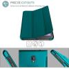 ProCase Slim Case for Galaxy Tab A 8.0 2017 T380 T385, Ultra Lightweight Stand Shell Case Smart Cover with Auto Sleep/Wake for Galaxy Tab A Tablet 8.0 Inch 2017 (Emerald)