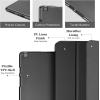 ProCase Slim Case for Galaxy Tab A 8.0 2019 T290 T295, Soft Trifold Stand Folio Case with Flexible TPU Translucent Frosted Back Cover for 8.0 Inch Galaxy Tab A 2019 SM-T290 SM-T295 -Black(Black)