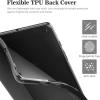 ProCase Slim Case for Galaxy Tab A 8.0 2019 T290 T295, Soft Trifold Stand Folio Case with Flexible TPU Translucent Frosted Back Cover for 8.0 Inch Galaxy Tab A 2019 SM-T290 SM-T295 -Black(Black)
