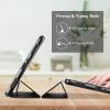 ProCase Slim Case for Galaxy Tab A 8.0 2019 T290 T295, Soft Trifold Stand Folio Case with Flexible TPU Translucent Frosted Back Cover for 8.0 Inch Galaxy Tab A 2019 SM-T290 SM-T295 -Black(Black)