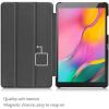 ProCase Slim Case for Galaxy Tab A 8-inch 2019 T290 T295, Light Cover Trifold Stand Hard Shell Folio Case for 8.0 inch Galaxy Tab A 2019 Without S Pen Model SM-T290 (Wi-Fi) SM-T295 (LTE) –Magenta(Black)