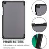 ProCase Slim Case for Galaxy Tab A 8-inch 2019 T290 T295, Light Cover Trifold Stand Hard Shell Folio Case for 8.0 inch Galaxy Tab A 2019 Without S Pen Model SM-T290 (Wi-Fi) SM-T295 (LTE) –Magenta(Grey)