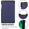 ProCase Slim Case for Galaxy Tab A 8-inch 2019 T290 T295, Light Cover Trifold Stand Hard Shell Folio Case for 8.0 inch Galaxy Tab A 2019 Without S Pen Model SM-T290 (Wi-Fi) SM-T295 (LTE) –Magenta(Navy)