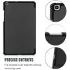 ProCase Slim Case for Galaxy Tab A 8-inch 2019 T290 T295, Light Cover Trifold Stand Hard Shell Folio Case for 8.0 inch Galaxy Tab A 2019 Without S Pen Model SM-T290 (Wi-Fi) SM-T295 (LTE) –Magenta(Black)