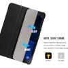 ProCase Slim Case for Galaxy Tab S3 9.7, Light Smart Cover Stand Hard Shell Case for Galaxy Tab S3 9.7-Inch Tablet SM-T820 T825 T827 -Black(Black)