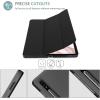 ProCase Slim Case for Galaxy Tab S8 / Tab S7 11 inch SM-X700 X706 T870 T875 T878, Lightweight Stand Case Shell Cover for 11″ Galaxy Tab S8 2022 / Galaxy Tab S7 2020 -Black