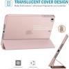 ProCase Slim Cover for iPad mini 5 Generation 2019/ Mini 4 3 2 1 (Old Model) 7.9 inch, Slim Soft TPU Back Cover Trifold Stand Folio Smart Case for iPad mini 5 4 3 2 1 -Pink(Pink)